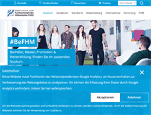 Tablet Screenshot of fh-mittelstand.de